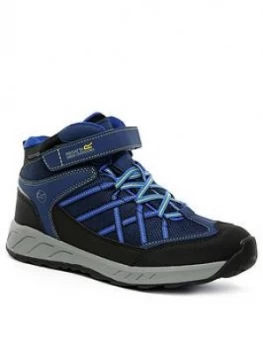 Image of Regatta Regatta Boys Samaris V Mid Junior Boot, Blue, Size 4