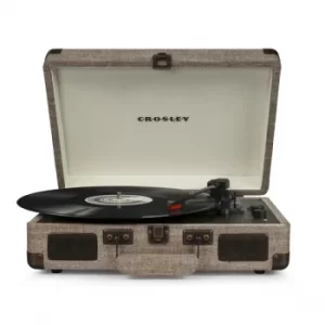 image of Havana Crosley Cruiser Deluxe Vintage 3-Speed Bluetooth Portable Turntable