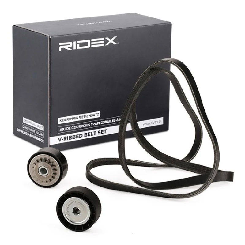 Image of RIDEX 542R0501 V-ribbed belt set V-Ribbed Belt Set (542)