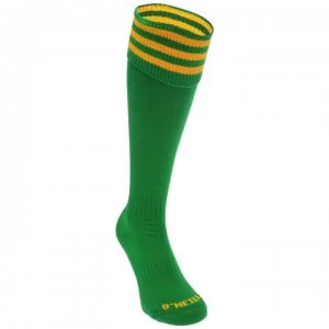 image of ONeills Premium Football Socks - Green/Amber