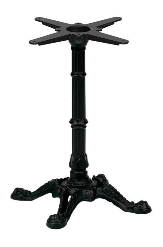 Image of netfurniture Ream Cast Iron Table Base - Traditional Black unisex