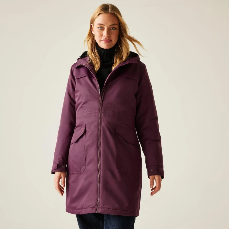 Image of Womens waterproof jacket Regatta Romine II Violet Female 44