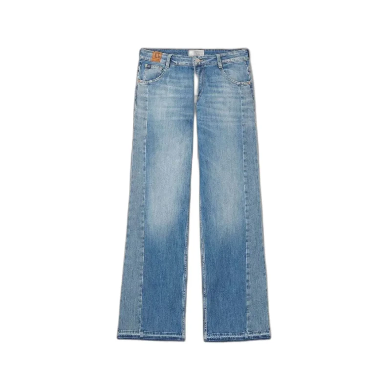 Image of Le Temps des cerises Wide Leg Womens Jeans Le Temps des cerises Lauryn Aix Bleu Female 34