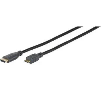 image of VIVANCO High Speed HDMI to Mini HDMI Cable with Ethernet - 1.5 m