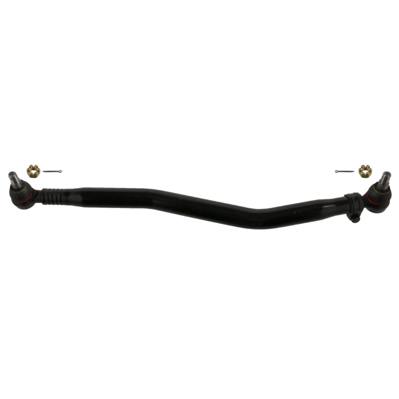 Image of FEBI BILSTEIN 39118 Centre Rod Assembly Front Axle, with castellated nut and split pins Centre Rod Assembly (285)