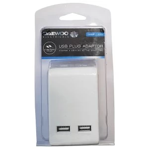 Image of Daewoo Double USB Plug Adaptor