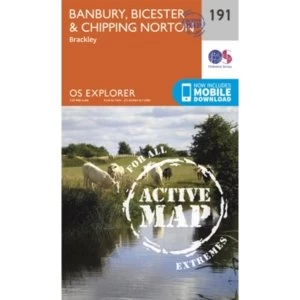 image of Banbury, Bicester and Chipping Norton by Ordnance Survey (Sheet map, folded, 2015)