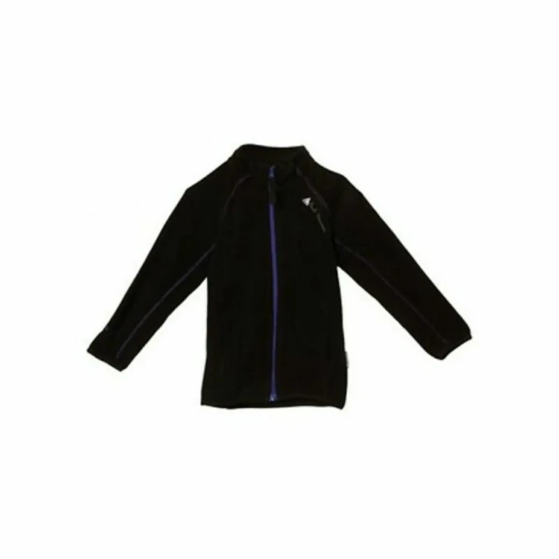 Image of Peak Mountain Girl's microfleece sweatshirt Peak Mountain full-zipGafone Noir Female 10 ans GAFONE/AF/1-NOIR