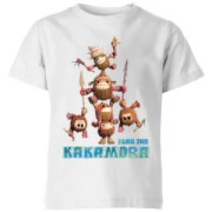 image of Moana Fear The Kakamora Kids T-Shirt - White - 11-12 Years