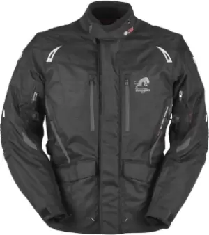 Image of Furygan Apalaches Motorcycle Textile Jacket, black, Size 2XL, black, Size 2XL
