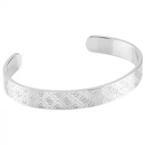 Guess Golden Hour Silver Tone Bangle