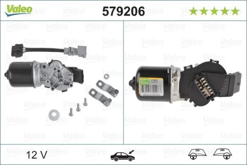 Image of Wiper motor VALEO 579206
