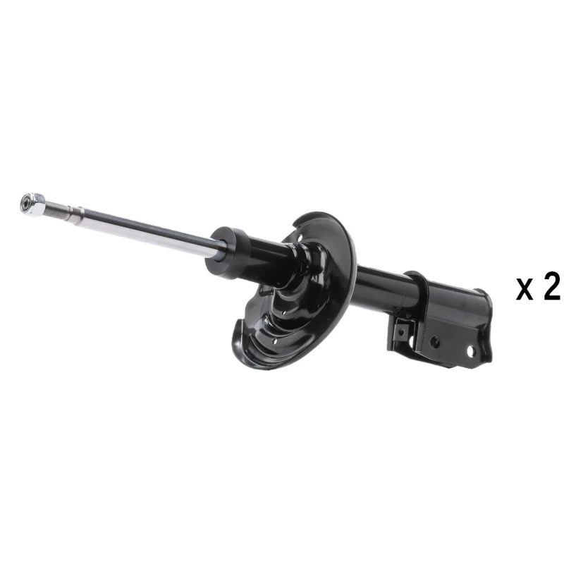 Image of RIDEX 854S20545 Shock absorber Front axle both sides, Gas Pressure, Twin-Tube Shock Absorber (854)