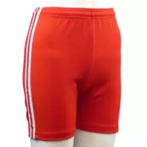 Image of Carta Sport Womens/Ladies Stripe Shorts (24R) (Scarlet/White)