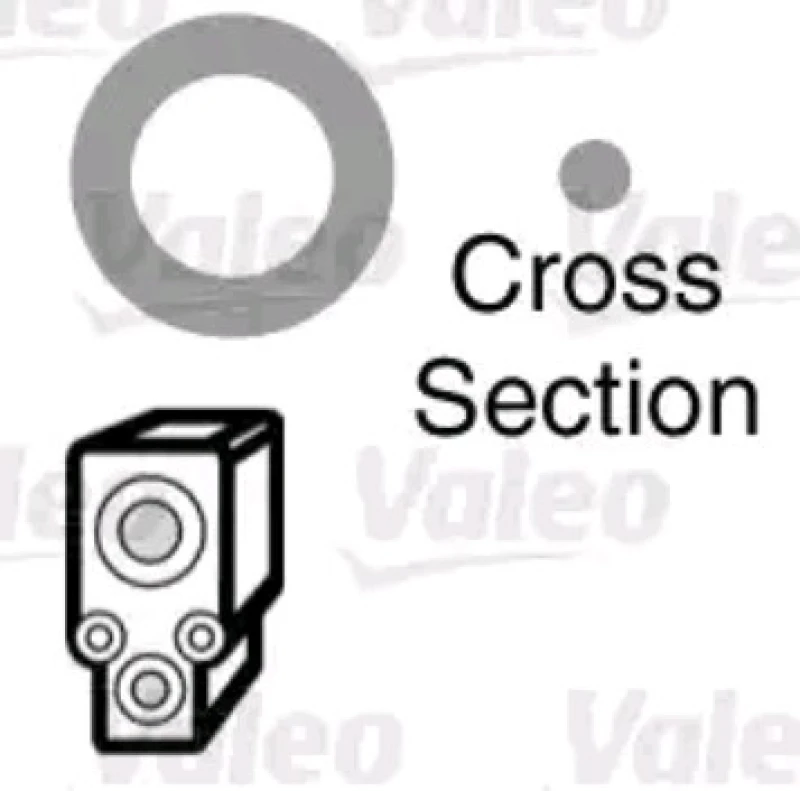Image of VALEO 509183 Gaskets Seal,coolant pipe (547)