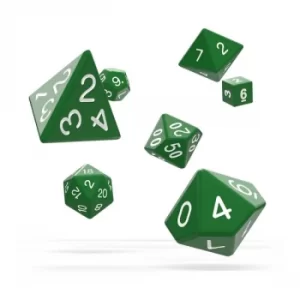 image of Oakie Doakie Dice RPG Set (Solid Green)