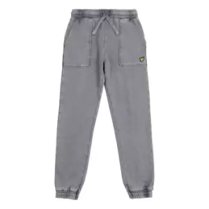 Image of Lyle & Scott Kids Acid Wash BB Sweatpant - Castlerock - 9/10