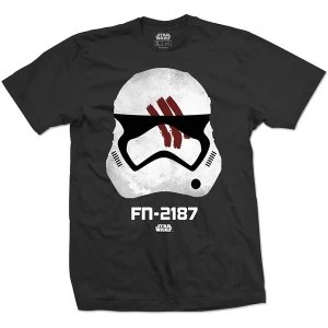Image of Star Wars - Episode VII Finn Unisex Large T-Shirt - Black