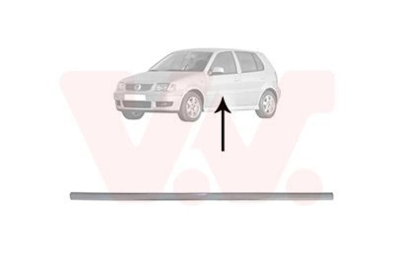 Image of VAN WEZEL Door moulding trim VAN WEZEL 5825423