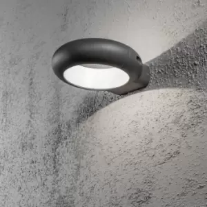 Image of Rovigo Outdoor Modern High Power LED Wall Light Ring, 5W, IP54