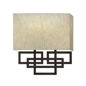 Image of 2 Light Indoor Wall Light Oil Rubbed Bronze, E14