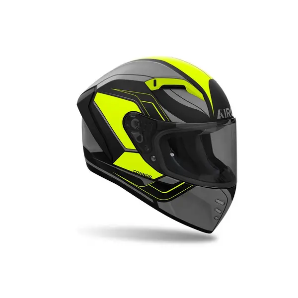 Image of Airoh Connor Dunk Yellow Matt Full Face Helmet Size L