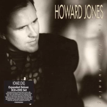 image of Howard Jones In The Running - Expanded Deluxe 3CD + DVD - Sealed 2021 UK 4-CD set PCDEXRED832