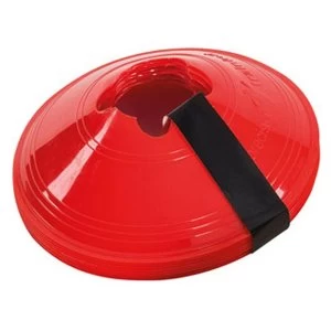 image of Precision Sleeved Set of 10 Saucer Cones - Red