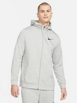 Image of Nike Training Dry Full Zip Hoodie - Dark Grey