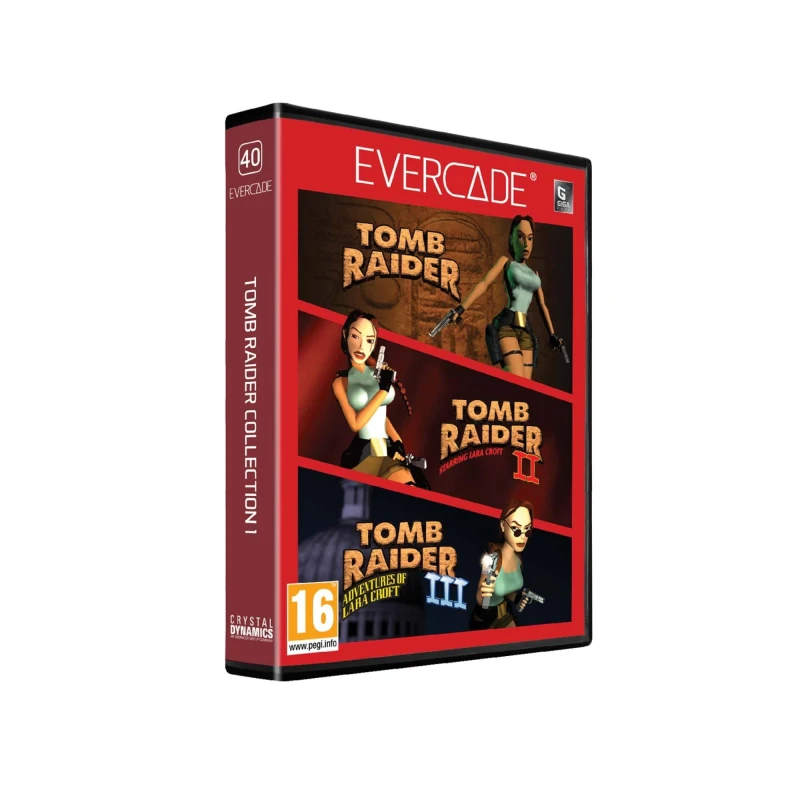 Image of Evercade Evercade Cartridge 40: Tomb Raider Collection 1