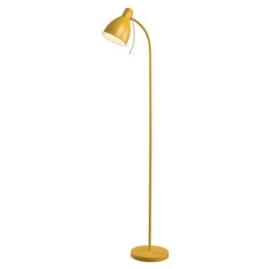 image of The Lighting and Interiors Group Sven Floor Lamp - Ochre Yellow