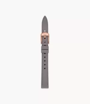 Image of Fossil Women 12mm Grey Eco Leather Strap