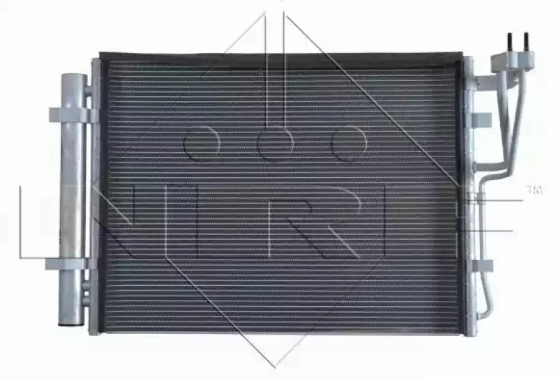 Image of NRF 350014 Condenser EASY FIT with seal ring, with nitrogen filling Aluminium Condenser,air conditioning (448)