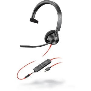 Image of Poly Blackwire 3315 USB-C UC Monaural Headset