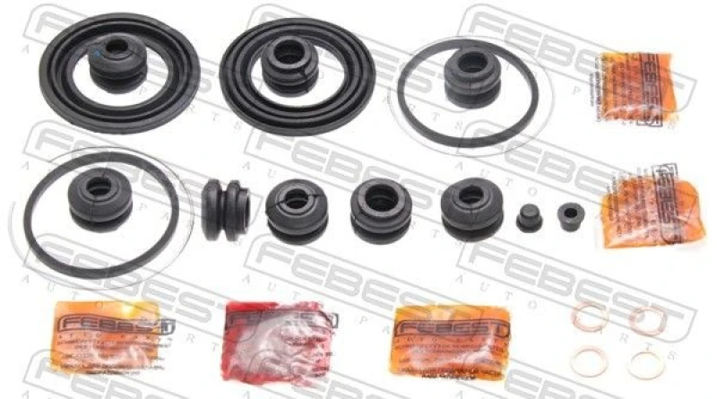 Image of FEBEST 0175-ET196F Brake Caliper Repair Kit Front Axle Repair Kit,brake caliper (405)