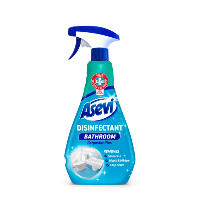 Image of Asevi Bathroom Disinfectant Cleaning Spray, Antibacterial Spray, Mould Spray, Bathroom Spray, 750Ml