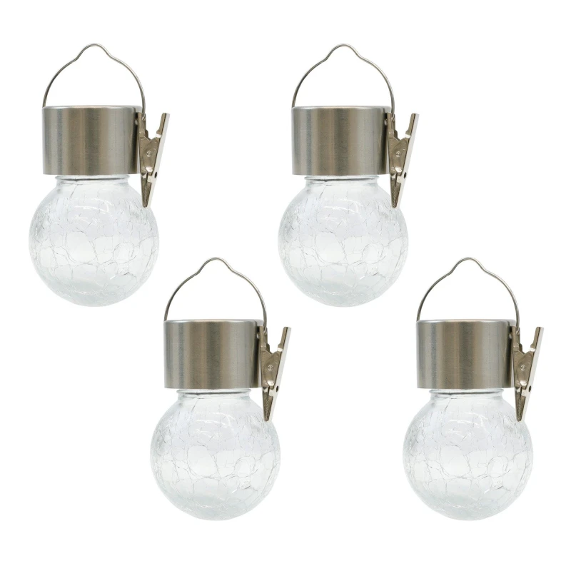 Image of Streetwize Pack of 4 Solar Hanging Crackle Balls Multi unisex Pack of 2
