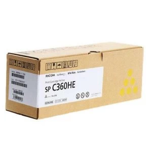 Image of Ricoh 408187 Yellow Toner Cartridge