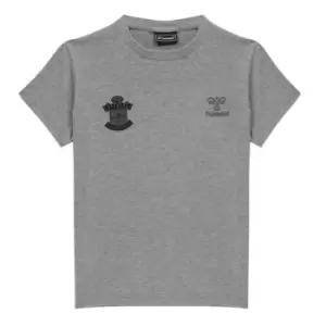 image of Hummel Southampton Crew Neck T-Shirt Junior Boys - Grey