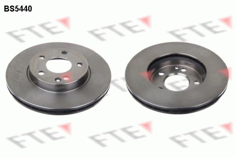 Image of FTE 9072081 Brake disc Front Axle, Vented Brake Disc (82)
