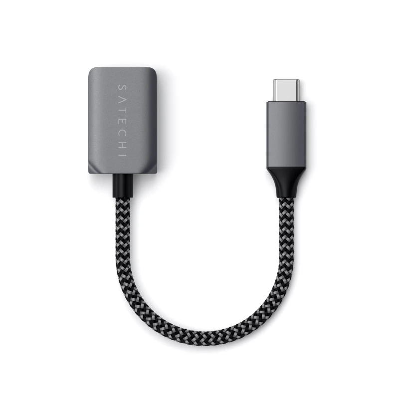 Image of Satechi Satechi ST-UCATCM USB cable USB 3.2 Gen 1 (3.1 Gen 1) USB C USB A Grey ST-UCATCM