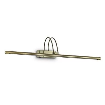 image of Bow LED Large Picture Wall Light Satin gold