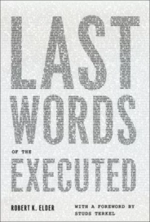 Image of Last words of the executed by Robert K Elder