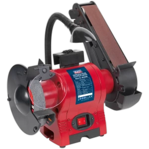 Image of Sealey BG150BS 150mm Bench Grinder Belt Sander 240v