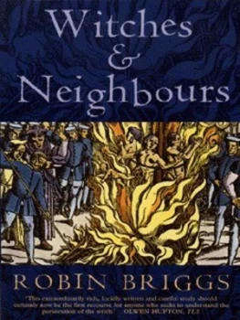 Image of Witches and Neighbours by Robin Briggs Paperback