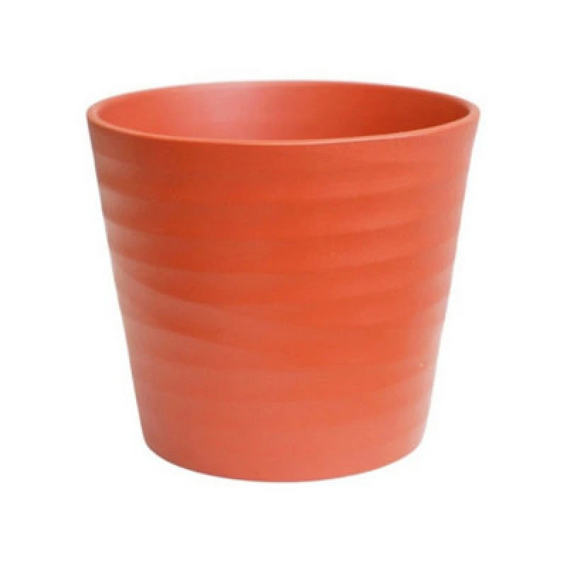 Image of Ivyline Oslo Cayenne Taper Planter - L28 X W28 X H24cm - Orange