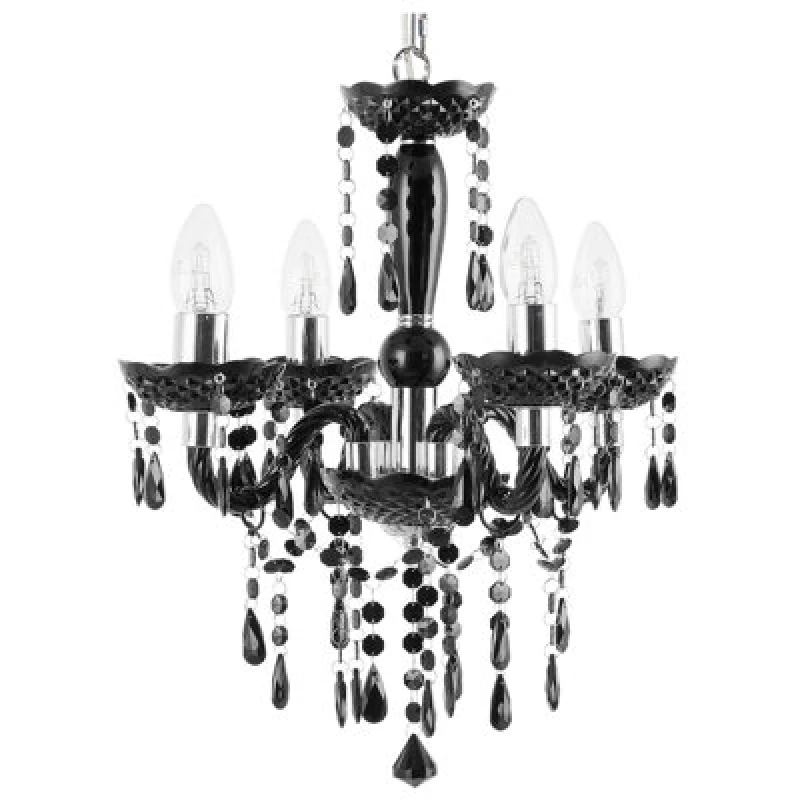 Image of Beliani Traditional Chandelier Kalang Black