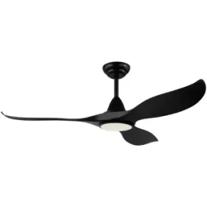 Cirali LED Ceiling Fan Black Matt with cct Light, 5 Speed, Reversible, Remote Included - Eglo