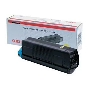 image of Original Oki 42804505 Yellow Laser Toner Ink Cartridge