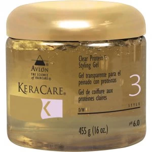 image of KeraCare Protein Styling Gel - Clear 16oz